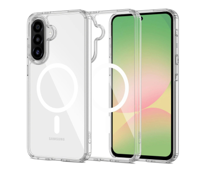 Etui / obudowa na smartfona Tech-Protect Flexair Hybrid Magsafe do Samsung Galaxy A56 Clear